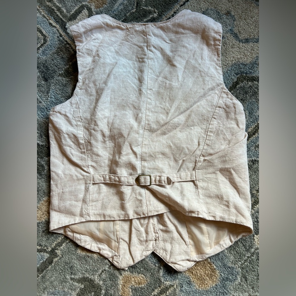 Lands' End Linen Vest - Picture 4 of 4